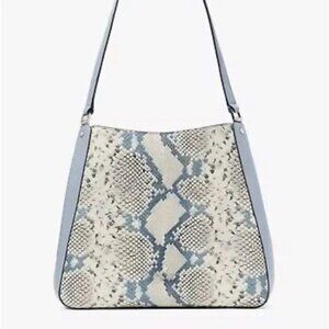 NWOT Kate Spade Leila Snake Embossed Handbag